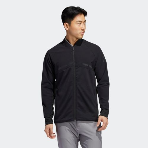 Hybrid full-zip jacket