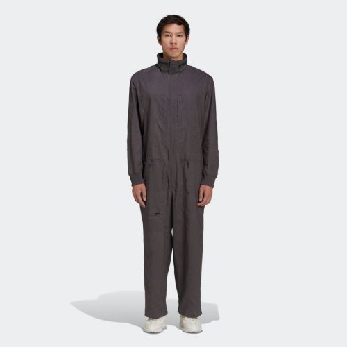 Y-3 waxed ripstop flying suit