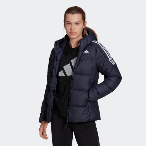 Essentials midweight down hooded jacket