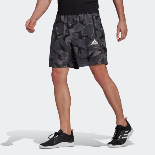 Adidas designed to move camouflage aeroready shorts