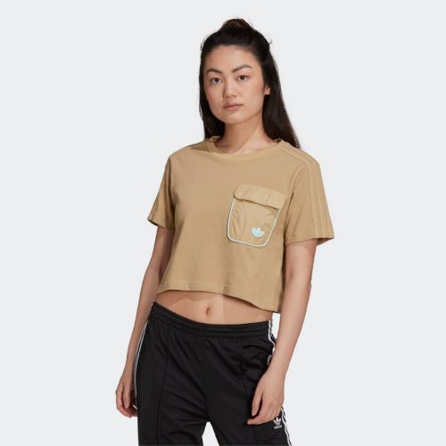 Cropped utility tee