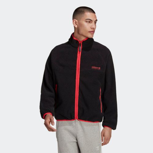 Adidas adventure polar fleece zip-through track jacket