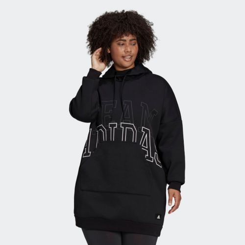 Adidas sportswear oversize fleece hoodie (plus size)