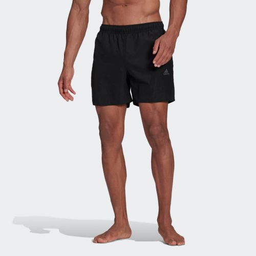 Short-length colorblock 3-stripes swim shorts