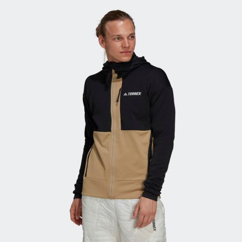 Terrex tech fleece hooded hiking fleece jacket
