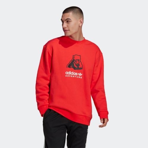 Adidas adventure big logo crew sweatshirt