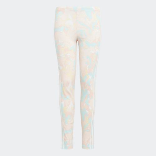 Marble print tights