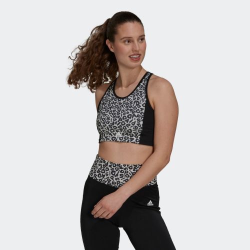 Farm rio aeroready 3-stripes print sports crop top