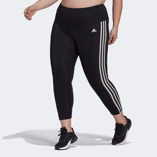 Designed to move high-rise 3-stripes 7/8 sport tights (plus size)