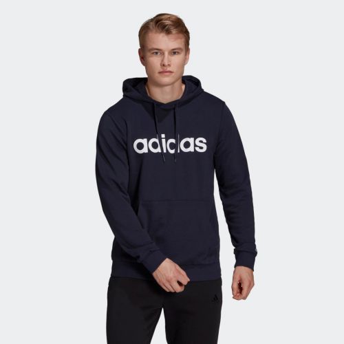 Essentials french terry linear logo hoodie