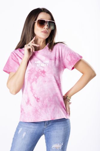 t-shirt z efektem tie dye