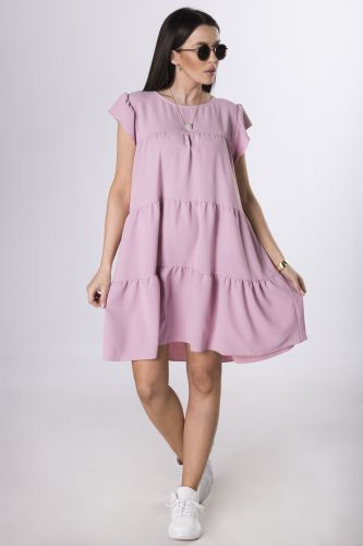 Oversize'owa sukienka z falban