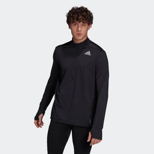 Adidas own the run 1/2 zip long sleeve tee