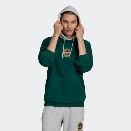 Collegiate crest hoodie