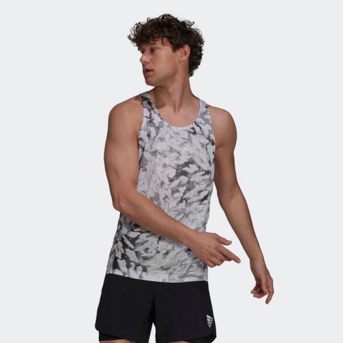 Adidas fast graphic primeblue singlet