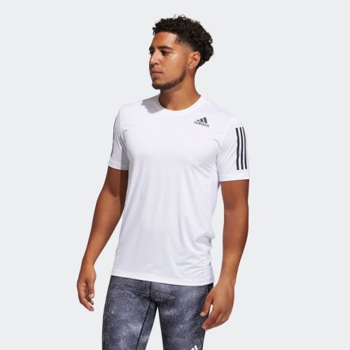Techfit 3-stripes fitted tee