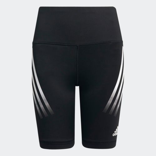 Believe this aeroready 3-stripes high-rise stretch short training tights