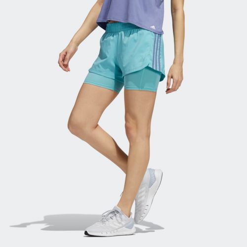 Pacer 3-stripes woven two-in-one shorts