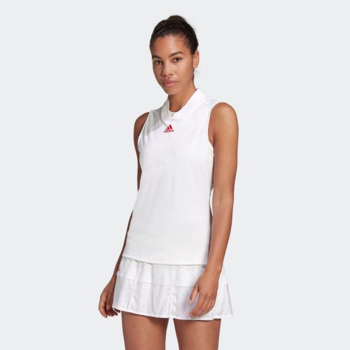 Tennis match engineered tank top