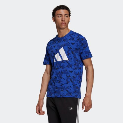 Adidas sportswear future icons camo graphic tee