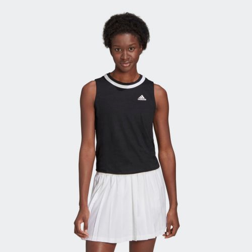 Club knotted tennis tank top