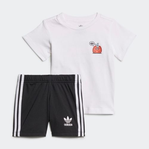 Adidas originals x kevin lyons shorts and tee set