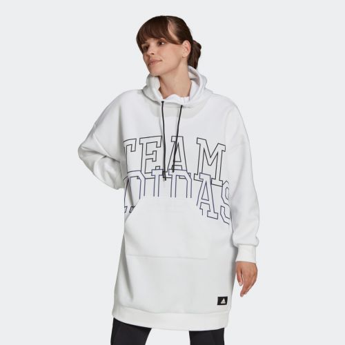 Adidas sportswear oversize fleece hoodie