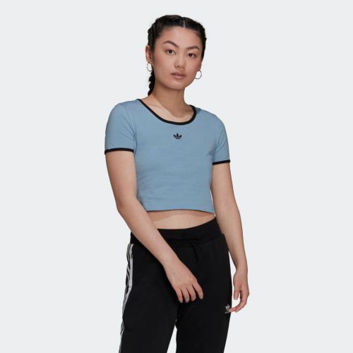 Slim cropped tee