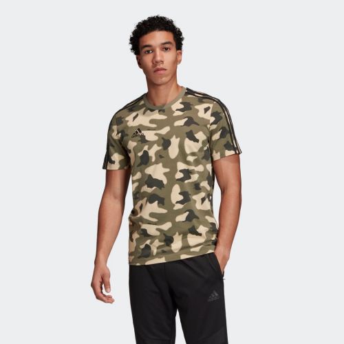 Camo allover print tee