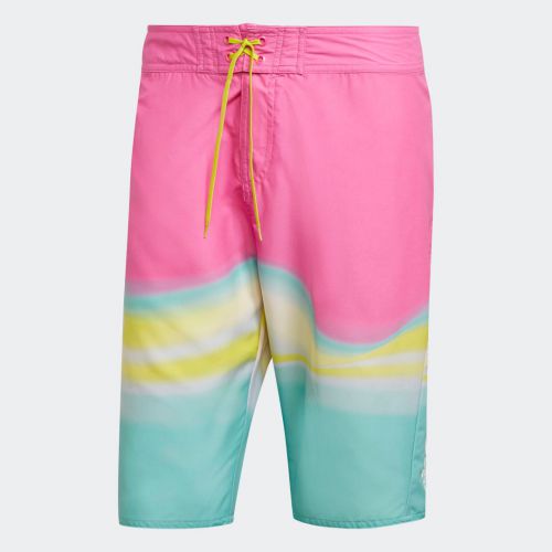 Knee-length graphic board shorts