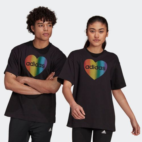 Adidas pride heart graphic tee (uniseks)