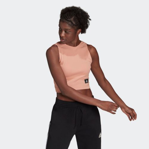 Adidas sportswear cropped ribbed tank top