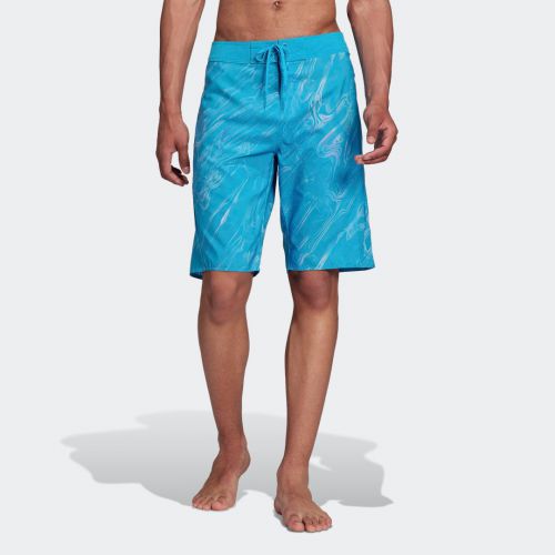Knee-length watersword graphic board shorts