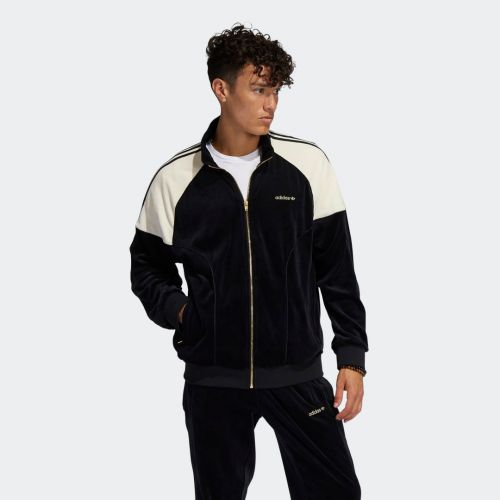 Adidas sprt firebird velour track jacket