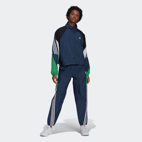 Adidas sportswear game-time woven track suit