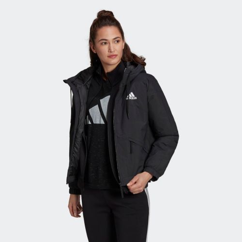 Back to sport hooded insulated jacket