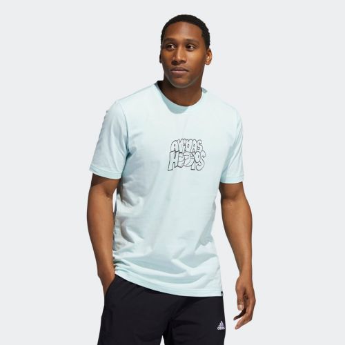 Lil stripe adidas hoops graphic tee