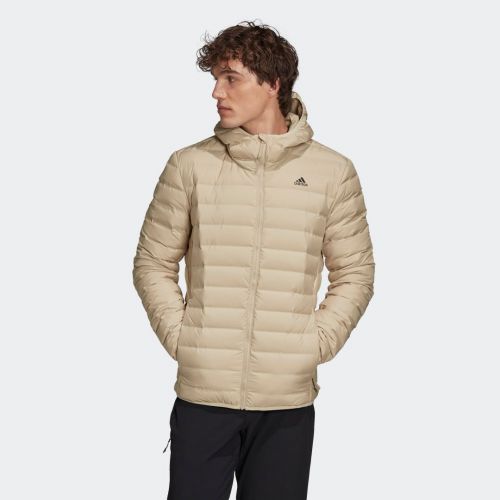 Varilite soft down hooded jacket