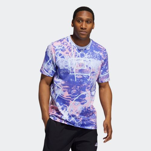 Throwback allover print tee